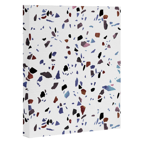 Emanuela Carratoni Autumnal Terrazzo Texture Art Canvas