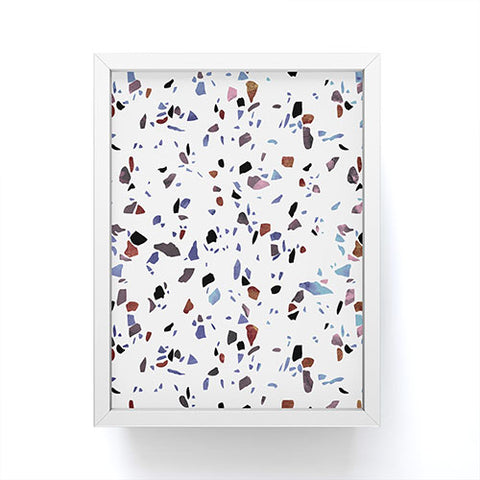 Emanuela Carratoni Autumnal Terrazzo Texture Framed Mini Art Print