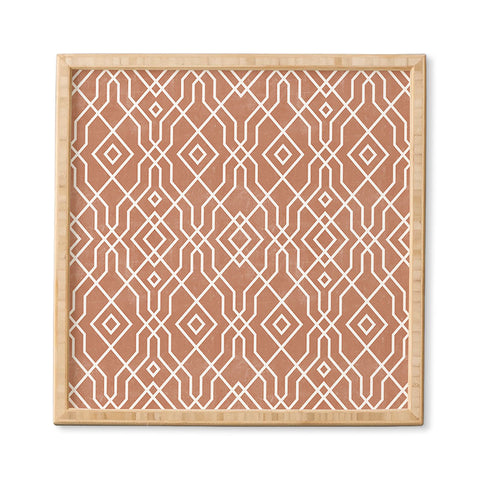 Emanuela Carratoni Baked Earth EthnicTheme Framed Wall Art