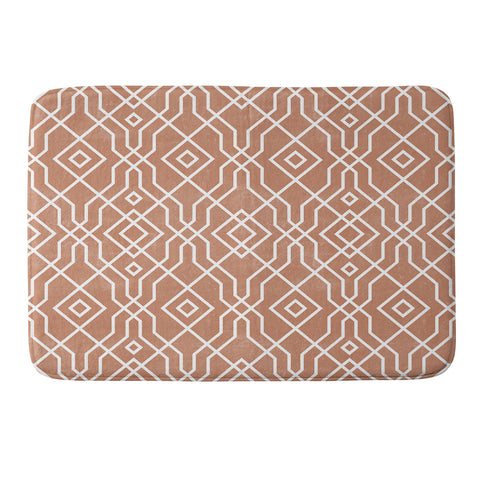 Emanuela Carratoni Baked Earth EthnicTheme Memory Foam Bath Mat