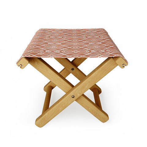 Emanuela Carratoni Baked Earth EthnicTheme Folding Stool