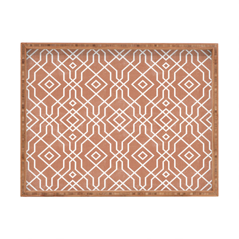 Emanuela Carratoni Baked Earth EthnicTheme Rectangular Tray