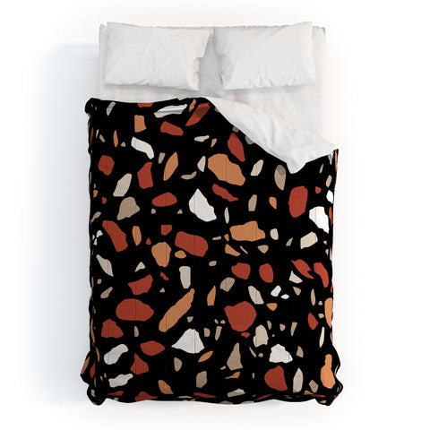 Emanuela Carratoni Baked Earth Terrazzo Comforter