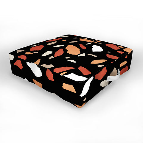 Emanuela Carratoni Baked Earth Terrazzo Outdoor Floor Cushion