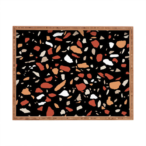 Emanuela Carratoni Baked Earth Terrazzo Rectangular Tray