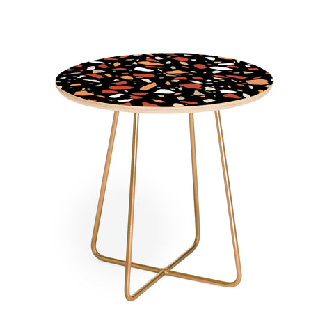 Emanuela Carratoni Baked Earth Terrazzo Round Side Table