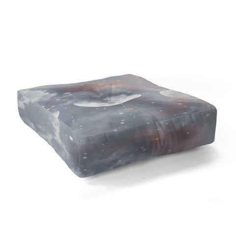 Emanuela Carratoni Before the Sunrise Floor Pillow Square