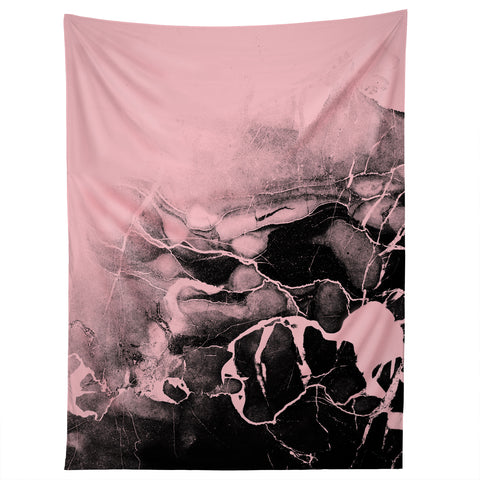 Emanuela Carratoni Black Marble and Pink Tapestry
