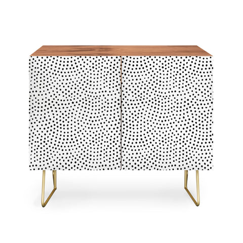 Emanuela Carratoni Black Polka Dots Credenza
