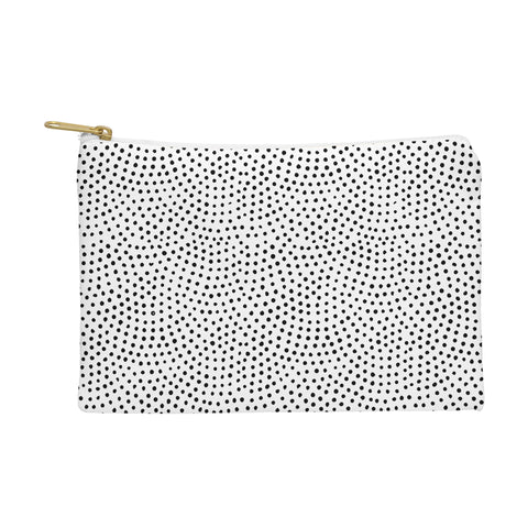 Emanuela Carratoni Black Polka Dots Pouch