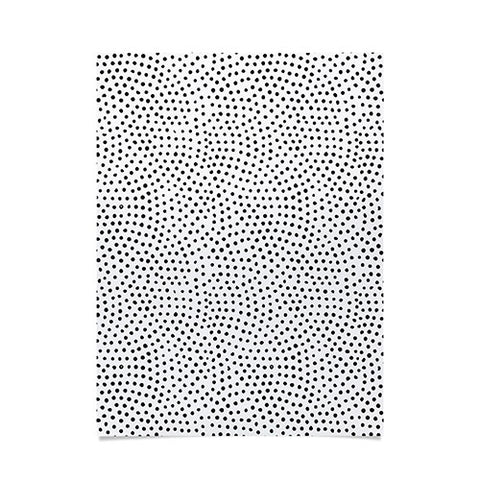 Emanuela Carratoni Black Polka Dots Poster