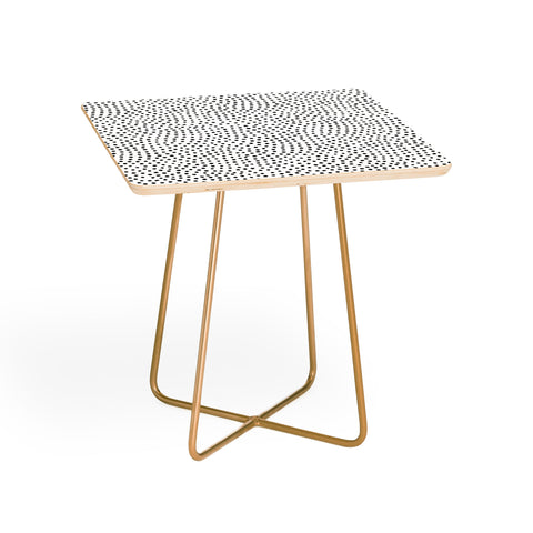 Emanuela Carratoni Black Polka Dots Side Table
