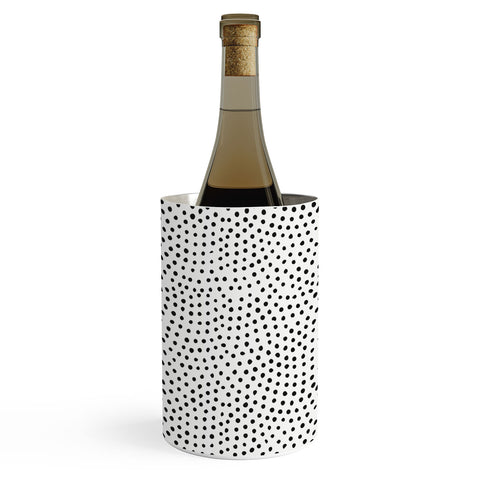 Emanuela Carratoni Black Polka Dots Wine Chiller