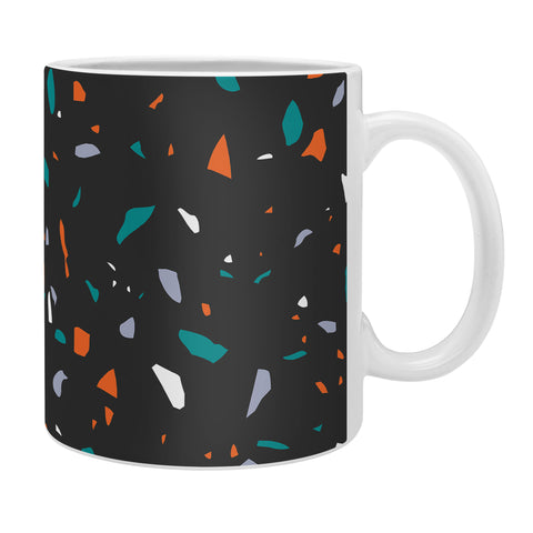 Emanuela Carratoni Black Terrazzo Coffee Mug