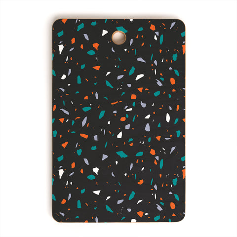 Emanuela Carratoni Black Terrazzo Cutting Board Rectangle