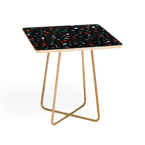 Emanuela Carratoni Black Terrazzo Side Table