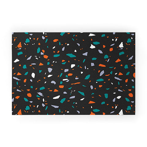 Emanuela Carratoni Black Terrazzo Welcome Mat