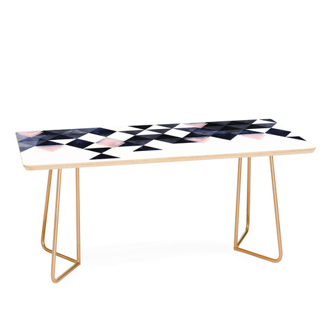 Emanuela Carratoni Blue Geometry Coffee Table