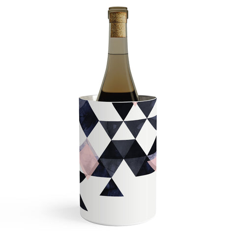 Emanuela Carratoni Blue Geometry Wine Chiller