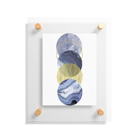 Emanuela Carratoni Blue Moonlight Floating Acrylic Print
