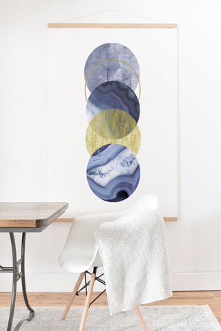 Emanuela Carratoni Blue Moonlight Art Print And Hanger