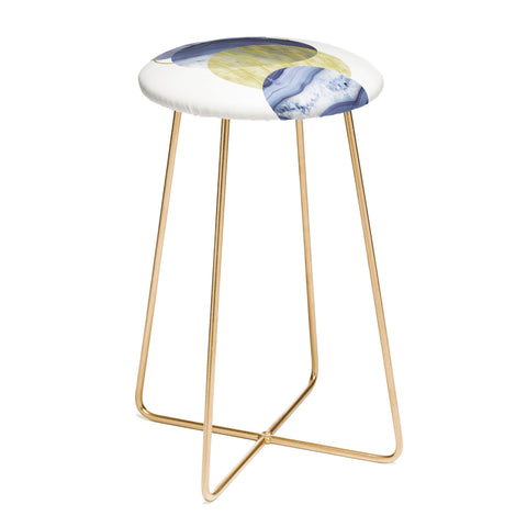 Emanuela Carratoni Blue Moonlight Counter Stool