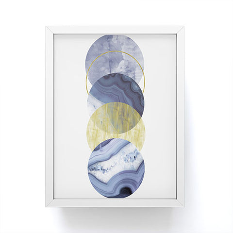 Emanuela Carratoni Blue Moonlight Framed Mini Art Print