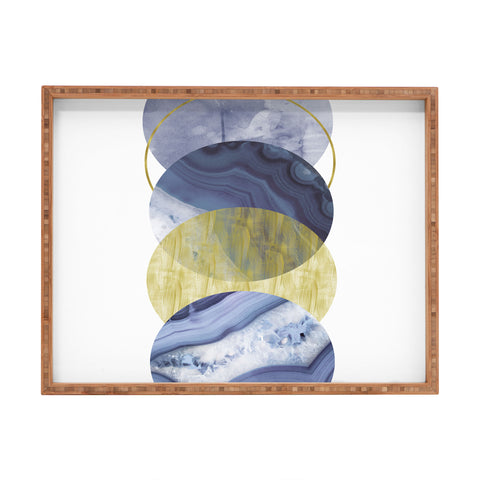 Emanuela Carratoni Blue Moonlight Rectangular Tray
