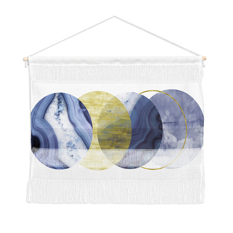 Emanuela Carratoni Blue Moonlight Wall Hanging Landscape