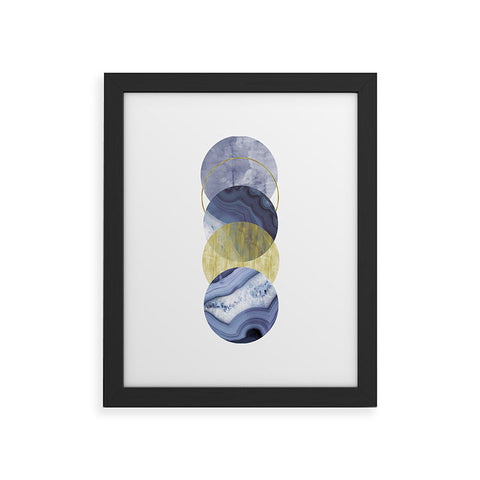 Emanuela Carratoni Blue Moonlight Framed Art Print