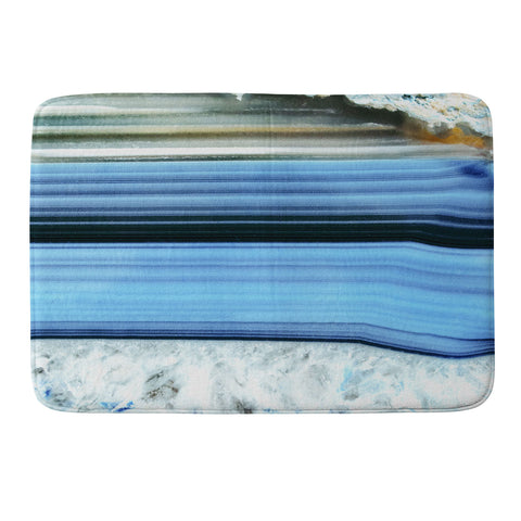 Emanuela Carratoni Blue Shadows Memory Foam Bath Mat