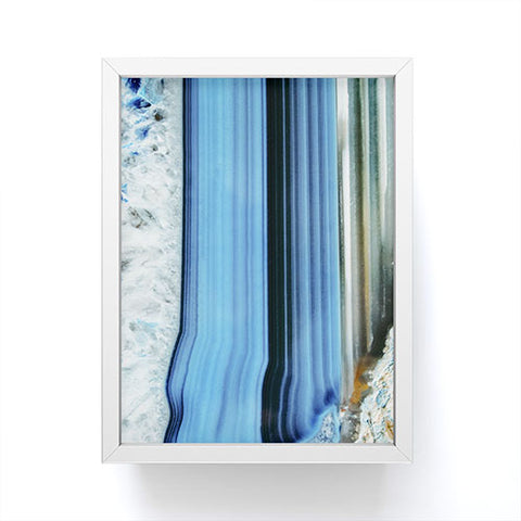 Emanuela Carratoni Blue Shadows Framed Mini Art Print