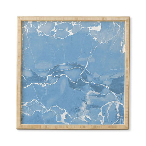 Emanuela Carratoni Blue Sky Marble Framed Wall Art