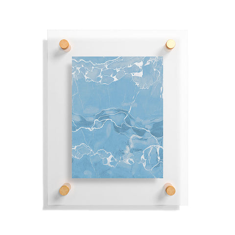 Emanuela Carratoni Blue Sky Marble Floating Acrylic Print