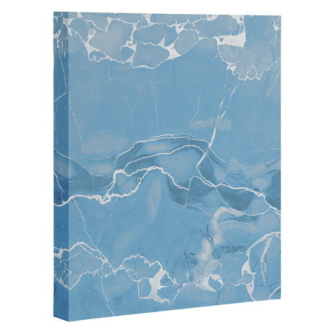 Emanuela Carratoni Blue Sky Marble Art Canvas