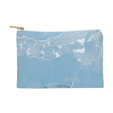 Emanuela Carratoni Blue Sky Marble Pouch