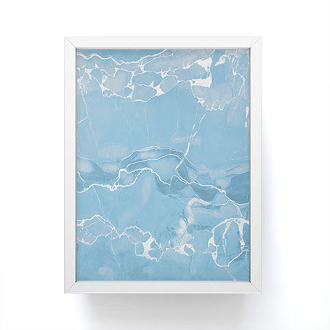 Emanuela Carratoni Blue Sky Marble Framed Mini Art Print