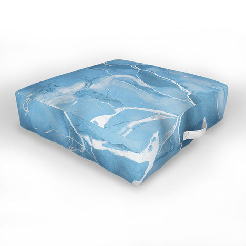 Emanuela Carratoni Blue Sky Marble Outdoor Floor Cushion
