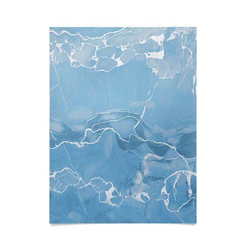 Emanuela Carratoni Blue Sky Marble Poster