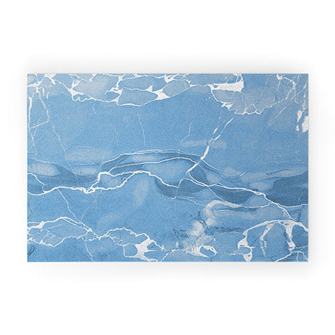 Emanuela Carratoni Blue Sky Marble Welcome Mat