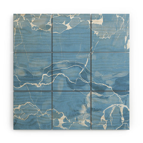 Emanuela Carratoni Blue Sky Marble Wood Wall Mural