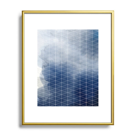 Emanuela Carratoni Blue Thunderstorm Metal Framed Art Print