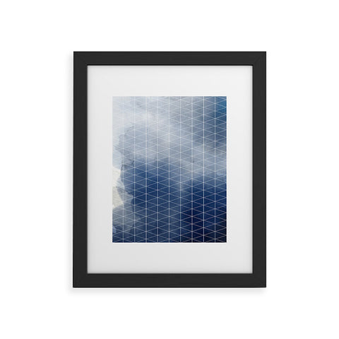 Emanuela Carratoni Blue Thunderstorm Framed Art Print