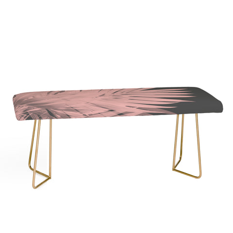 Emanuela Carratoni Blush Palm Leaves Bench