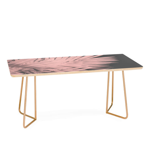 Emanuela Carratoni Blush Palm Leaves Coffee Table