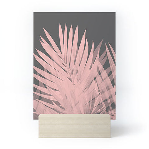 Emanuela Carratoni Blush Palm Leaves Mini Art Print