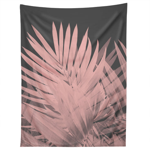 Emanuela Carratoni Blush Palm Leaves Tapestry