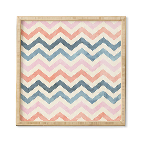 Emanuela Carratoni Boho Chevron Framed Wall Art