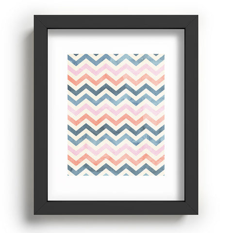 Emanuela Carratoni Boho Chevron Recessed Framing Rectangle
