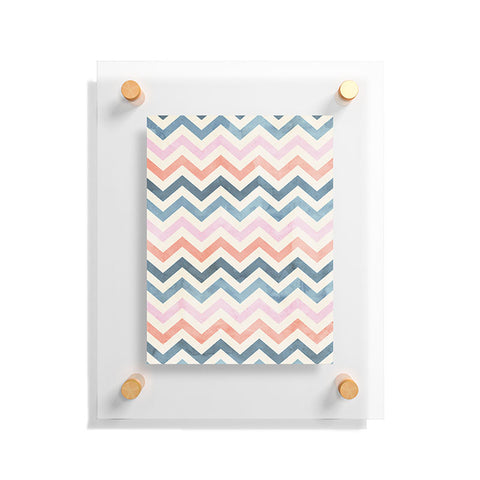 Emanuela Carratoni Boho Chevron Floating Acrylic Print